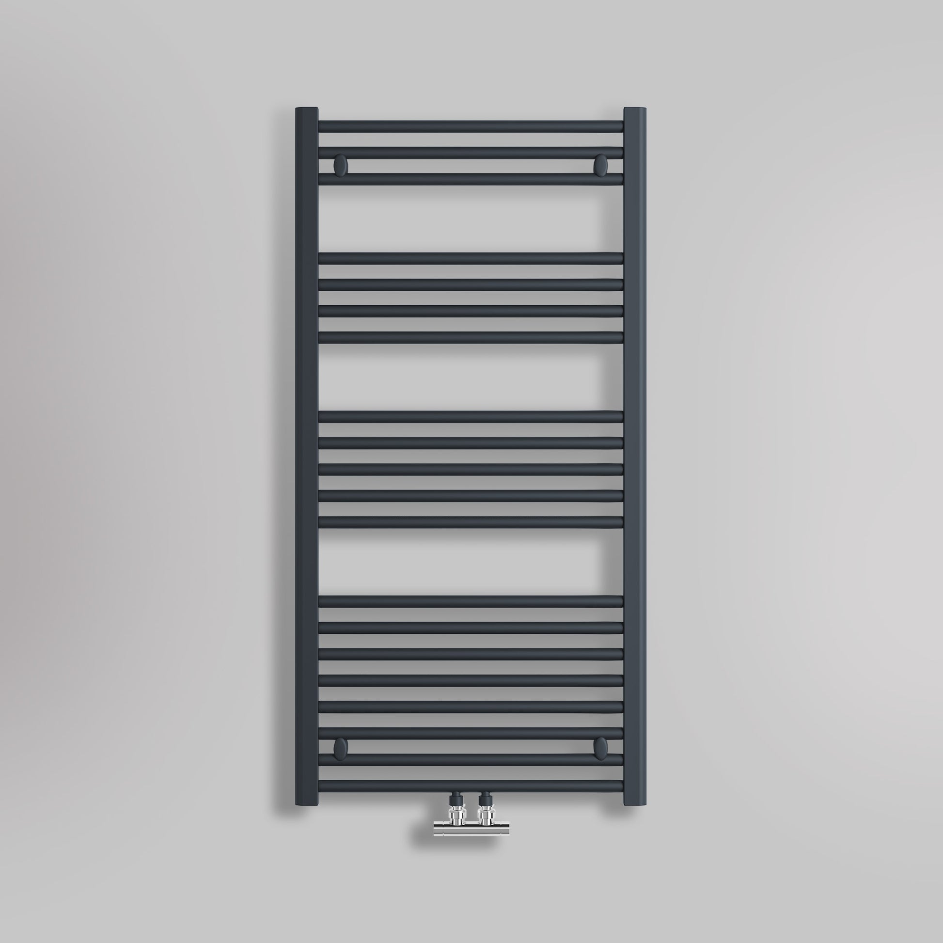 Grzejnik Łazienkowy Drabinkowy D50 - Antracyt - 1188x600mm, gładkie tło firmy Lazzarini