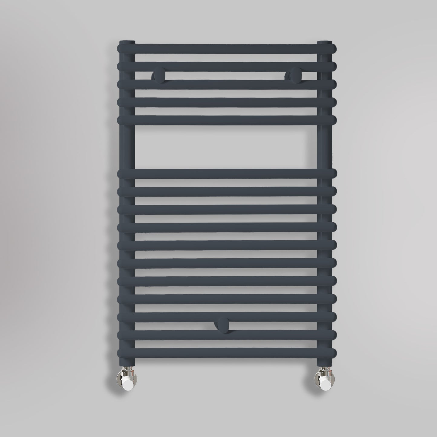 Grzejnik Łazienkowy Dekoracyjny - Antracyt - 730x500mm, gładkie tło firmy Lazzarini