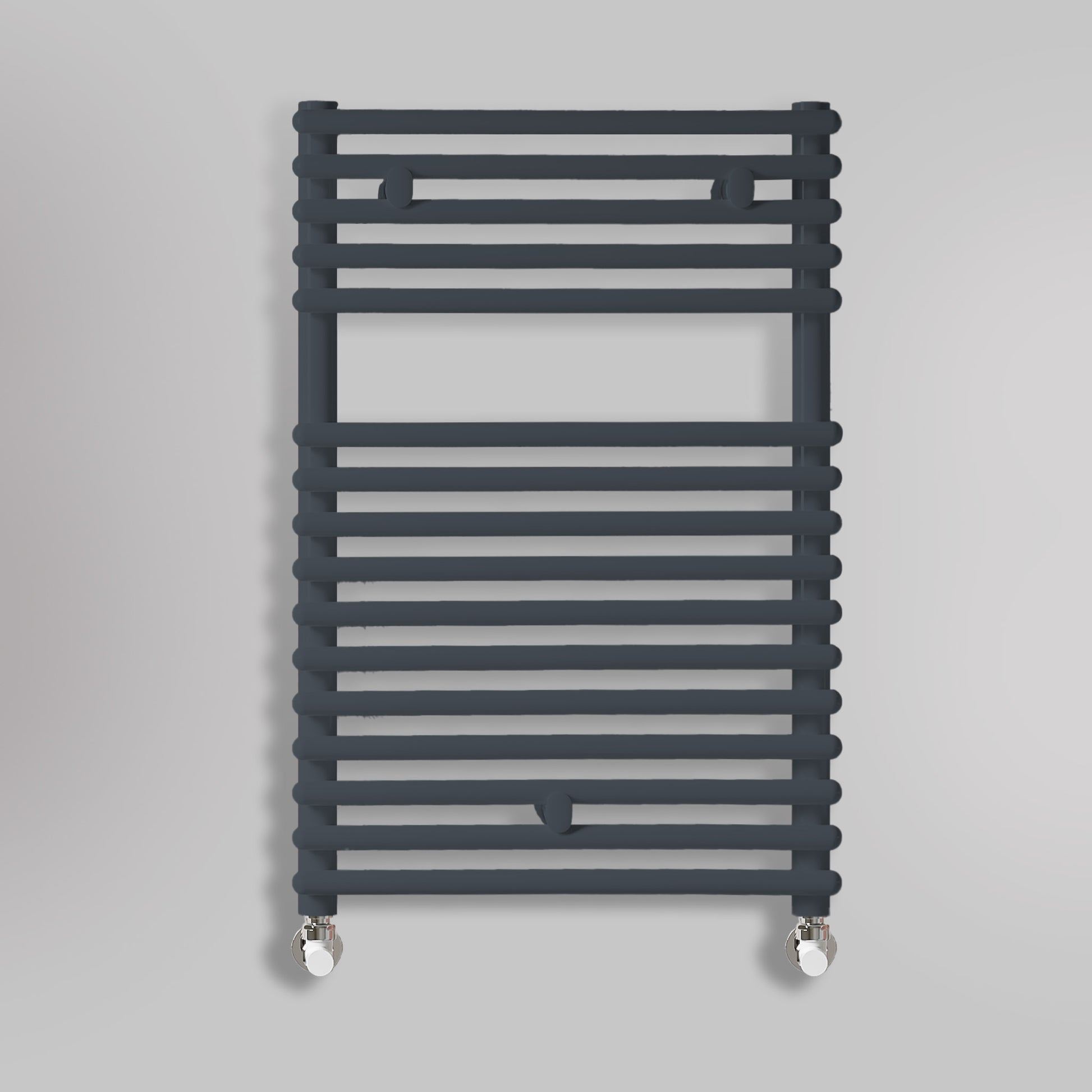 Grzejnik Łazienkowy Dekoracyjny - Antracyt - 730x500mm, gładkie tło firmy Lazzarini