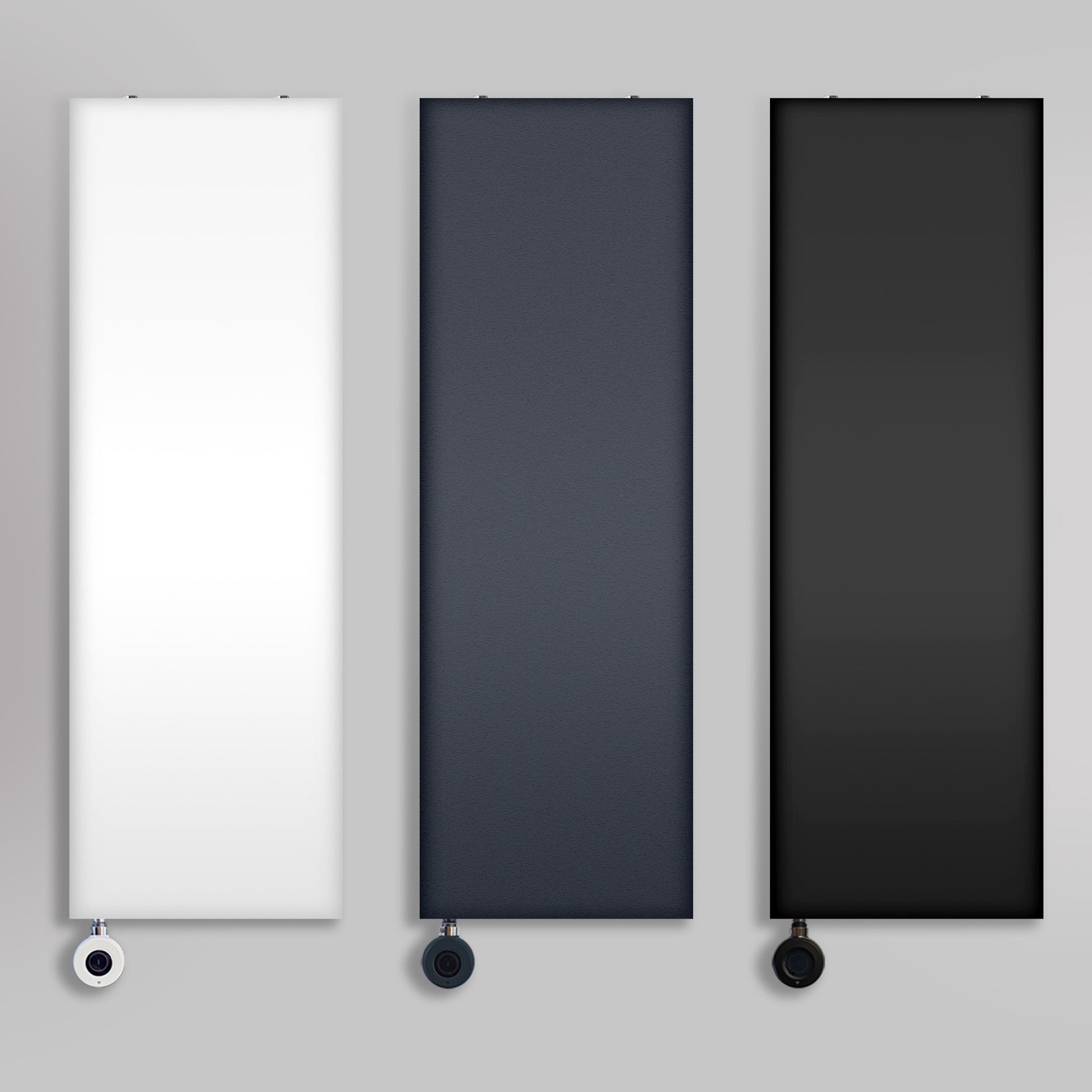 Grzejniki Elektryczne Dekoracyjne Pionowe - Płaskie Panelowe - Wszystkie Rozmiary, Obraz kolażowy z wyborem grzejników