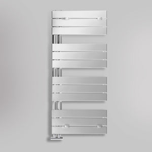 Grzejnik Łazienkowy Dekoracyjny Nowoczesny - Chrom - 1130x500mm, gładkie tło firmy Lazzarini