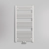 Grzejnik Łazienkowy Drabinkowy D50 - Biały - 1188x600mm, gładkie tło firmy Lazzarini