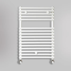 Grzejnik Łazienkowy Dekoracyjny - Biały - 730x500mm, gładkie tło firmy Lazzarini