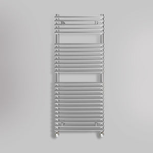 Grzejnik Łazienkowy Dekoracyjny - Chrom - 1190x500mm, gładkie tło firmy Lazzarini