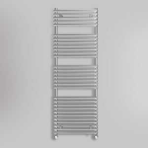 Grzejnik Łazienkowy Dekoracyjny - Chrom - 1450x500mm, gładkie tło firmy Lazzarini