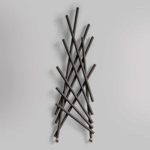 Grzejnik Dekoracyjny Pionowy - Antracytowy - SHANGHAI - 1731x567mm