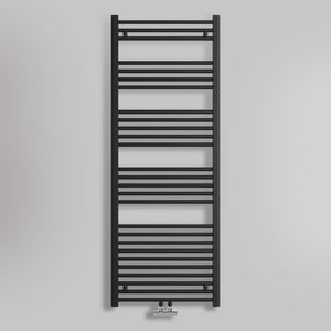 Grzejnik Łazienkowy Drabinkowy D50 - Czarny - 1600x600mm, gładkie tło firmy Lazzarini