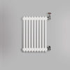 Grzejnik Dekoracyjny Żeberkowy - 2 Kolumnowy Biały - 576x425mm, gładkie tło firmy Empire