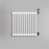 Grzejnik Dekoracyjny Żeberkowy - 3 Kolumnowy Biały - 576x605mm, gładkie tło firmy Empire