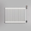 Grzejnik Dekoracyjny Żeberkowy - 3 Kolumnowy Biały - 576x785mm, gładkie tło firmy Empire