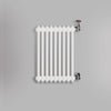 Grzejnik Dekoracyjny Żeberkowy - 3 Kolumnowy Biały - 576x425mm, gładkie tło firmy Empire