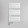 Grzejnik Łazienkowy Dekoracyjny Nowoczesny Wodno Elektryczny - Biały - 830x500mm, Elektryczny grzejnik łazienkowy - Lazzarini