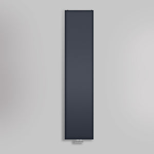 Grzejnik Dekoracyjny Pionowy - Płaski Panelowy Antracytowy - 1800x400mm, gładkie tło