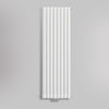 Grzejnik Dekoracyjny Pionowy - Owalny Podwójny Kolumnowy Biały - 1800x472mm, gładkie tło firmy Heissmann