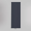 Grzejnik Pionowy Ozdobny - Podwójny Panelowy Antracytowy - 1800x630mm, gładkie tło