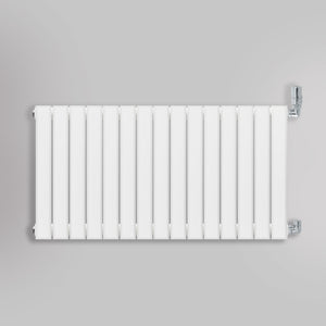 Grzejnik Ozdobny - Podwójny Panelowy Biały - 560x1050mm, gładkie tło