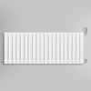 Grzejnik Ozdobny - Podwójny Panelowy Biały - 560x1400mm, gładkie tło