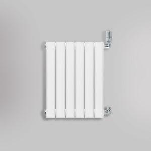Grzejnik Ozdobny - Podwójny Panelowy Biały - 560x420mm, gładkie tło
