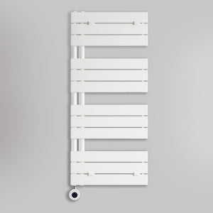 Grzejnik Łazienkowy Dekoracyjny Nowoczesny Elektryczny - Biały - 1130x500mm, Elektryczny grzejnik łazienkowy - Lazzarini