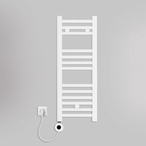 Grzejnik Łazienkowy Drabinkowy Elektryczny - Biały - 803x300mm