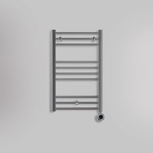 Grzejnik Łazienkowy Drabinkowy Elektryczny - Chrom - 800x500mm, Elektryczny grzejnik łazienkowy marki Lazzarini