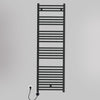 Grzejnik Łazienkowy Drabinkowy Elektryczny - Czarny - 1600x550mm