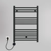 Grzejnik Łazienkowy Drabinkowy Elektryczny - Czarny - 803x550mm