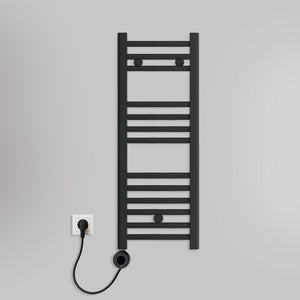 Grzejnik Łazienkowy Drabinkowy Elektryczny - Czarny - 803x300mm