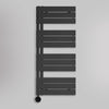 Grzejnik Łazienkowy Dekoracyjny Nowoczesny Elektryczny - Czarny - 1130x500mm, Elektryczny grzejnik łazienkowy - Lazzarini