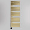 Grzejnik Łazienkowy Dekoracyjny Nowoczesny Elektryczny - Szczotkowane złoto - 1430x500mm, Elektryczny grzejnik łazienkowy - Lazzarini