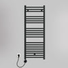 Grzejnik Łazienkowy Drabinkowy Elektryczny - Czarny - 1188x450mm