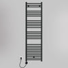 Grzejnik Łazienkowy Drabinkowy Elektryczny - Czarny - 1600x450mm
