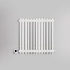 Grzejnik Elektryczny Dekoracyjny - 2 Kolumnowy Biały - 576x605mm, Elektryczny grzejnik pokojowy firmy Empire