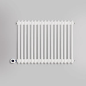 Grzejnik Elektryczny Dekoracyjny - 2 Kolumnowy Biały - 576x785mm, Elektryczny grzejnik pokojowy firmy Empire