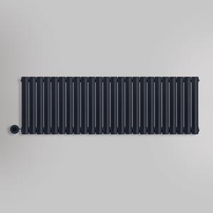 Grzejnik Elektryczny Dekoracyjny - Owalny Kolumnowy Antracytowy - 545x1416mm, elektryczny grzejnik pokojowy firmy Heissmann