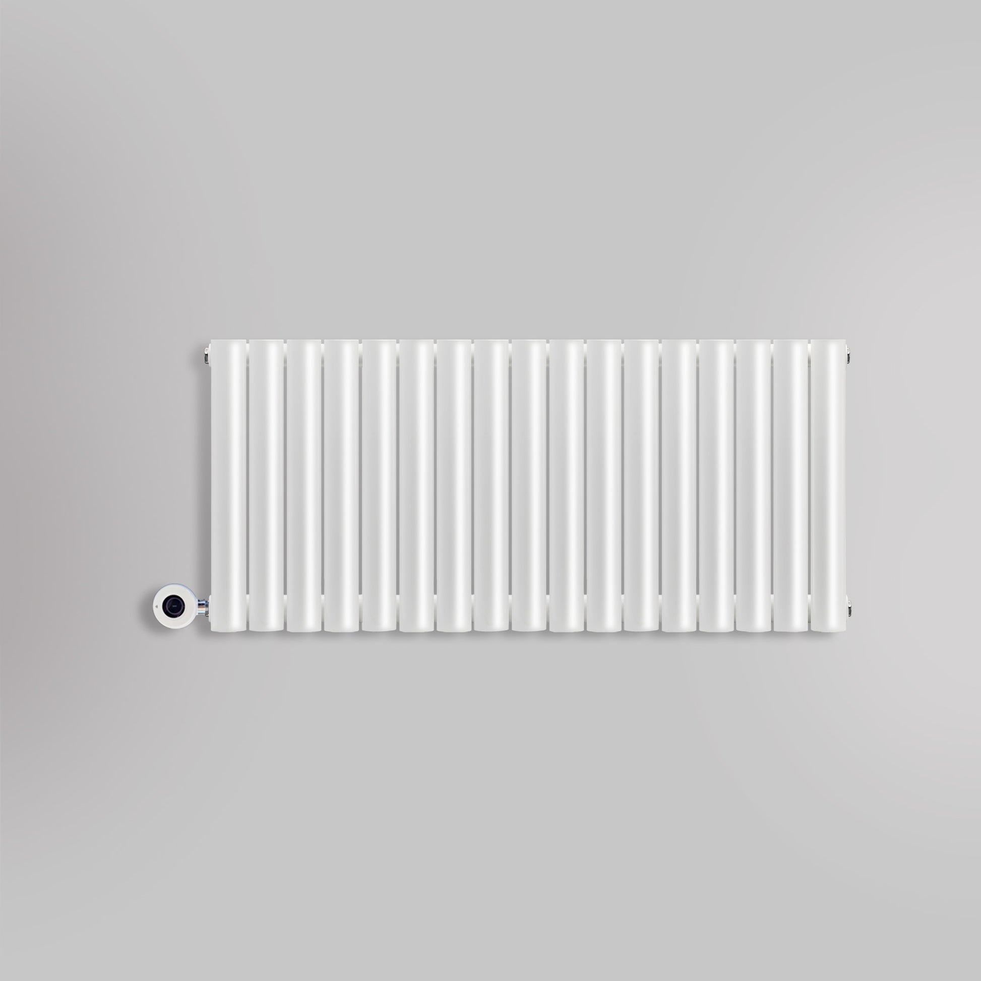 Grzejnik Elektryczny Dekoracyjny - Owalny Kolumnowy Biały - 545x1003mm, elektryczny grzejnik pokojowy firmy Heissmann
