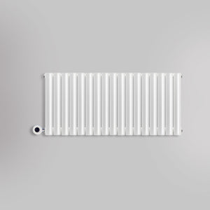 Grzejnik Elektryczny Dekoracyjny - Owalny Kolumnowy Biały - 545x1003mm, elektryczny grzejnik pokojowy firmy Heissmann