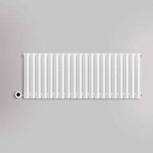 Grzejnik Elektryczny Dekoracyjny - Owalny Kolumnowy Biały - 545x1180mm, elektryczny grzejnik pokojowy firmy Heissmann