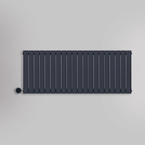 Grzejnik Elektryczny Ozdobny - Podwójny Panelowy Antracytowy - 560x1400mm, elektryczny grzejnik pokojowy firmy Heissmann