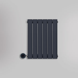 Grzejnik Elektryczny Ozdobny - Podwójny Panelowy Antracytowy - 560x420mm, elektryczny grzejnik pokojowy firmy Heissmann