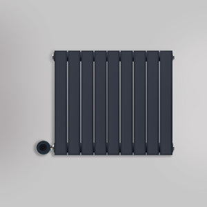 Grzejnik Elektryczny Ozdobny - Podwójny Panelowy Antracytowy - 560x630mm, elektryczny grzejnik pokojowy firmy Heissmann