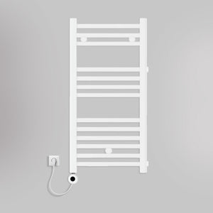 Grzejnik Łazienkowy Drabinkowy Elektryczny - Biały - 803x400mm