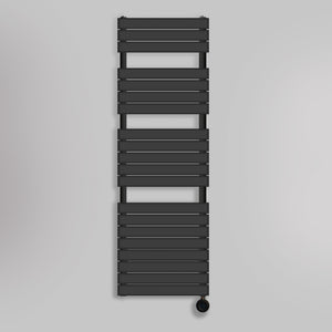 Grzejnik Elektryczny Łazienkowy Nowoczesny - Czarny - 1564x500mm, elektryczny grzejnik łazienkowy firmy Heissmann