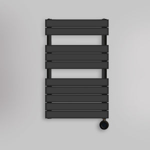 Grzejnik Elektryczny Łazienkowy Nowoczesny - Czarny - 816x500mm, elektryczny grzejnik łazienkowy firmy Heissmann