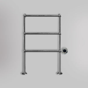 Grzejnik Łazienkowy Tradycyjny Dekoracyjny Elektryczny - Chrom - 966x673mm, Elektryczny grzejnik łazienkowy marki Empire