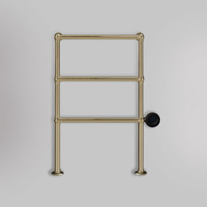 Grzejnik Łazienkowy Tradycyjny Dekoracyjny Elektryczny - Szczotkowane złoto - 966x673mm, Elektryczny grzejnik łazienkowy marki Empire