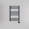 Grzejnik Łazienkowy Drabinkowy Elektryczny - Antracyt - 800x500mm, Elektryczny grzejnik łazienkowy marki Lazzarini