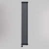 Grzejnik Elektryczny Dekoracyjny Pionowy - 3 Kolumnowy Antracytowy - 1800x290mm, Elektryczny grzejnik pokojowy firmy Empire