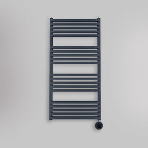 Grzejnik Łazienkowy Elektryczny - Podwójny Antracyt - 1000x500mm, elektryczny grzejnik łazienkowy firmy Heissmann