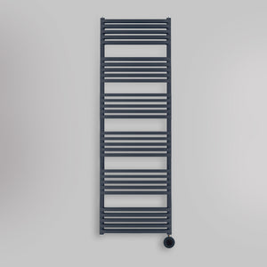 Grzejnik Łazienkowy Elektryczny - Podwójny Antracyt - 1533x500mm, elektryczny grzejnik łazienkowy firmy Heissmann